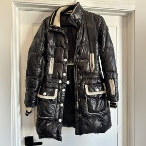 Bogner women’s black and white winter coat size 6